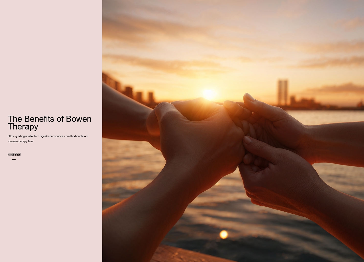 The Benefits of Bowen Therapy